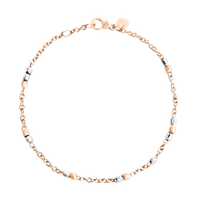  Rose Gold & Silver Mini Granelli Bracelet