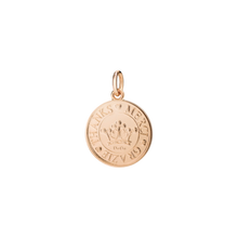  Pendentif Pièce De Monnaie Or Rose