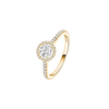 Joy brilliant-cut solitaire ring, medium model