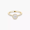 Joy brilliant-cut solitaire ring, medium model