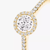Joy brilliant-cut solitaire ring, medium model