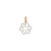 Pendentif Flocon De Neige Or Rose & Diamants