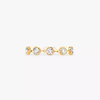 D-Vibes ring small Yellow Gold Diamond Ring