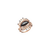 Bague pour femme en or rose et diamants blancs motif oeil. Bague 10th Eye Kismet by Milka N0RN01810062Y00.001