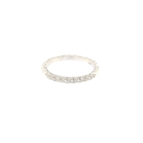 Bague pour femme en or blanc et diamants blancs. Bague Diamants Dinos Karalis DA00714-010-01-53