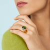 Bague pour femme en or jaune 18 carats et citrine. Bague Jaipur Colour Marco Bicego AB586-QG01