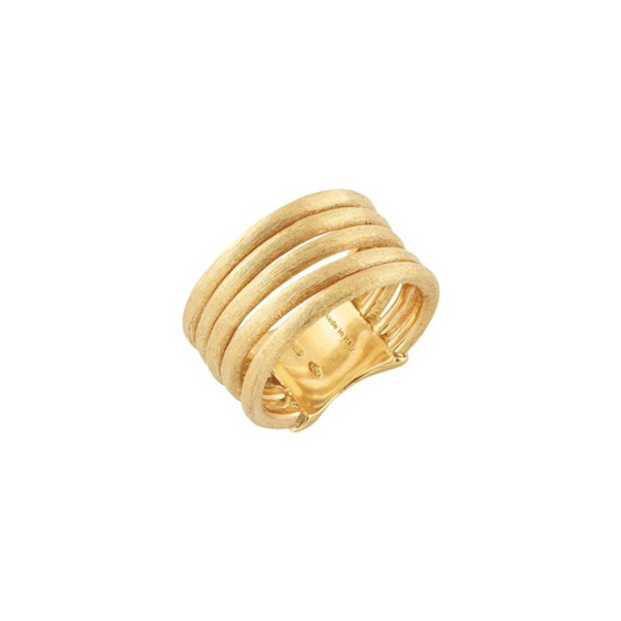 Bague pour femme en or jaune 18 carats. Bague Jaipur Link Marco Bicego AB479-55