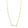 Collier pour femme en or jaune 18 carats. Collier Le Carre GD122OA