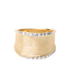 Bague pour femme en or jaune 18 carats et diamants blancs. Bague Lunaria Marco Bicego AB550B-55