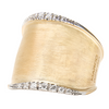 Bague pour femme en or jaune 18 carats et diamants blancs. Bague Lunaria Marco Bicego AB551-B-55