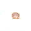 Elégante bague pour femme en or rose et quartz rose. Bague Michaud 157702