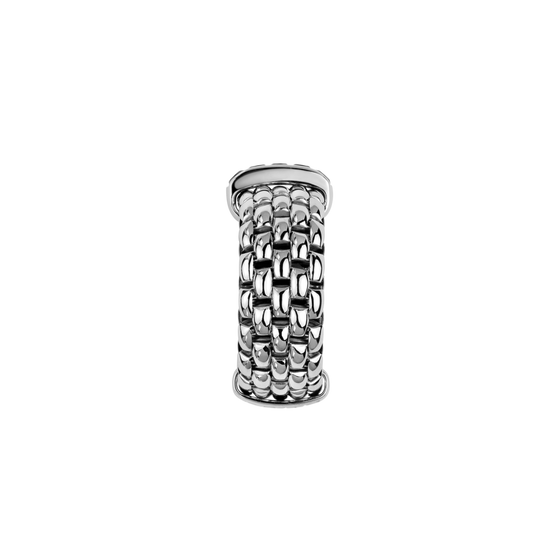 Bague pour femme en or blanc et diamants noirs. Bague Panorama Flex'it Fope 52504AX_BN_B_XBX_00L