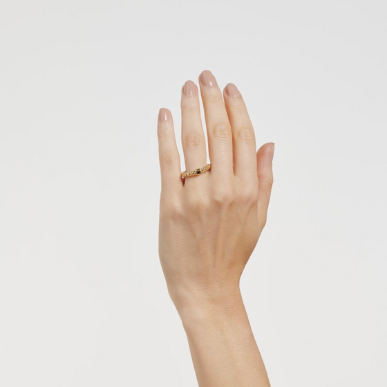 Bague pour homme et femme en or rose et diamant noir. Bague Souls Flex'it Fope 09E08AX_BN_R_XBX_00L