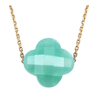 Necklace, Amazonite, Yellow Gold