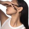 Move Classique pavé hoop earrings