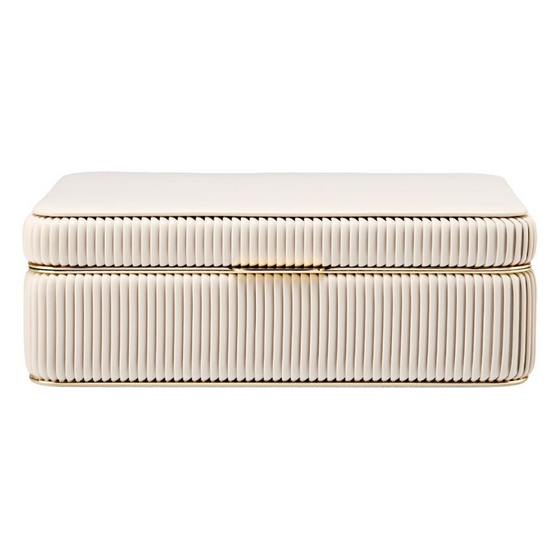 Bella Medium Jewellery Box - Bone