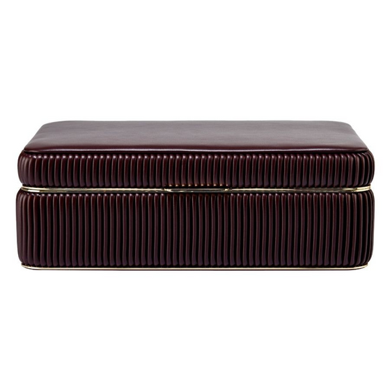 Bella Medium Jewellery Box - Bordeaux