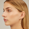 Boucle d'Oreille pour homme et femme en or rose et diamants blancs. Boucle d'Oreille Balconies Kismet by Milka N0EA01810872Y00