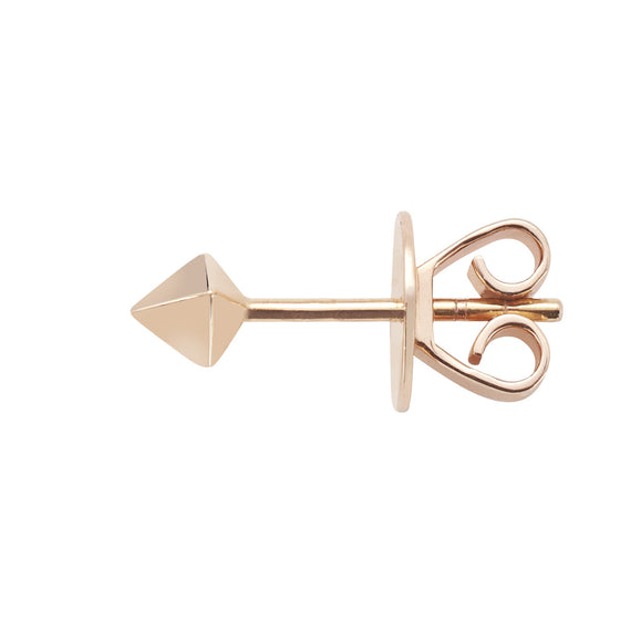 Boucle d'oreille pour homme et femme en or rose. Boucle d'Oreille Friday Night Alessandra Dona ERP081