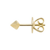Boucle d'oreille pour homme et femme en or jaune. Boucle d'Oreille Friday Night Alessandra Dona EYP081
