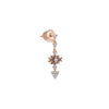 Boucle d'Oreille pour femme en or rose et diamants. Boucle d'Oreille Innerland Kismet by Milka N0EA01410628Y00.001