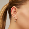 Boucle d'Oreille pour femme en or rose et diamants. Boucle d'Oreille Innerland Kismet by Milka N0EA01410631Y00.001