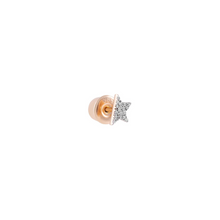  Boucle d'oreille pour femme en or rose et diamants en forme d'étoile. Boucle d'oreille Milka's Party Kismet by Milka N0PR01412175Y08