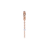 Boucle d'Oreille pour femme en or rose et diamants. Boucle d'Oreille Passenger Kismet by Milka N0EA01410552Y00.001
