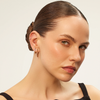 Boucle d'Oreille pour femme en or rose et diamants. Boucle d'Oreille Passenger Kismet by Milka N0EA01810557Y00.001