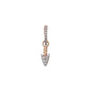 Boucle d'Oreille pour femme en or rose et diamants. Boucle d'Oreille Victory Kismet by Milka N0EA01410623Y00