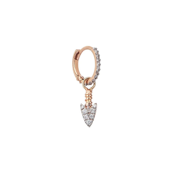 Boucle d'Oreille pour femme en or rose et diamants. Boucle d'Oreille Victory Kismet by Milka N0EA01410623Y00