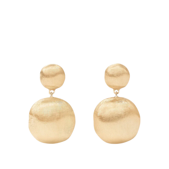 Boucles d'oreilles pour femme en or jaune 18 carats. Boucles d'Oreilles Africa Marco Bicego OB921