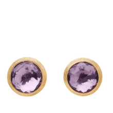  Boucles d'oreilles pour femme en or jaune 18 carats et amethystes. Boucles d'Oreilles Jaipur Colour Marco Bicego OB957-AL01