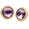 Boucles d'oreilles pour femme en or jaune 18 carats et amethystes. Boucles d'Oreilles Jaipur Colour Marco Bicego OB957-AL01