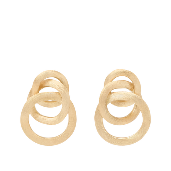 Boucles d'oreilles pour femme en or jaune 18 carats. Boucles d'oreilles Jaipur Link Marco Bicego OB938