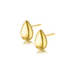 Boucles d'oreilles pour femme en or jaune motif goutte. Boucles d'oreilles Le Carré GB204OA