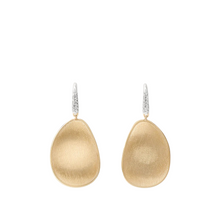  Boucles d'oreilles pour femme en or jaune 18 carats et diamants. Boucles d'oreilles Lunaria Marco Bicego OB1343-A-B1_YW_Q6