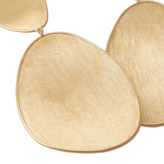 Boucles d'oreilles pour femme en or jaune 18 carats. Boucles d'oreilles Lunaria Marco Bicego OB1347