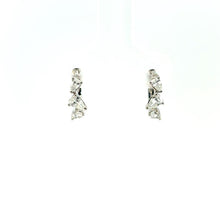  Boucles d'oreilles pour femme en or blanc et diamants blancs. Boucles d'Oreilles Michaud 155776
