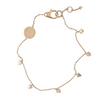 Bracelet en or rose pour homme et femme avec motif pointes. Bracelet Alessandra Donà Friday Night CRP007