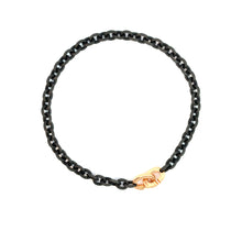  Bracelet pour homme et femme en titane avec boucles en or rose. Bracelet Essentia Anteo ESSENTIA5.0