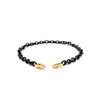 Bracelet pour homme et femme en titane avec boucles en or rose. Bracelet Essentia Anteo ESSENTIA5.0