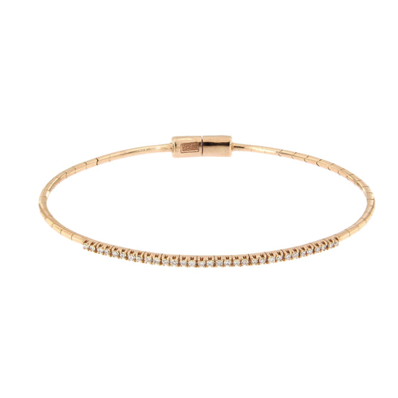 Bracelet pour femme en or jaune et diamants blancs. Bracelet Fancy Dinos Karalis BR00119-032