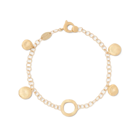 Bracelet pour femme en or jaune 18 carats. Bracelet Jaipur Link Marco Bicego BB2612