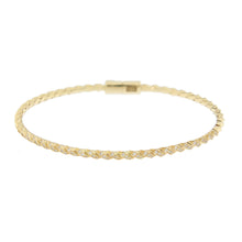  Bracelet pour femme en or jaune et diamants blancs. Bracelet Jonc Diamants Dinos Karalis BR00218-018-01