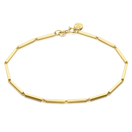 Bracelet pour homme et pour femme en or jaune 18 carats. Bracelet Le Carré GC041OA.00
