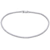 Bracelet tennis pour femme en or blanc 18 carats et diamants blancs. Bracelet Le Carre GC051OB.M