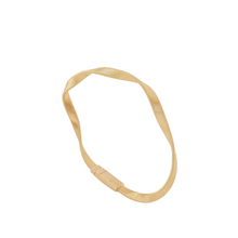  Bracelet pour femme et homme en or jaune 18 carats motif torsadé. Bracelet Marrakech Marco Bicego SG750_Y_01