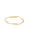 Bracelet pour femme et homme en or jaune 18 carats motif torsadé. Bracelet Marrakech Marco Bicego SG750_Y_01