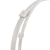 Bracelet pour femme et homme en or blanc 18 carats et diamants blancs. Bracelet Masai Marco Bicego BG732-B-W-01